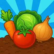 Play Merge Vegetables: Vegetable Garden 2048 - Free Unblocked Game